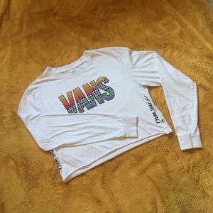Women’s cropped vans long sleeve shirt